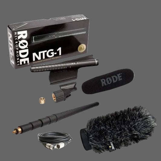 Røde NTG 1 Mic + Zoom H4n recording Bundle